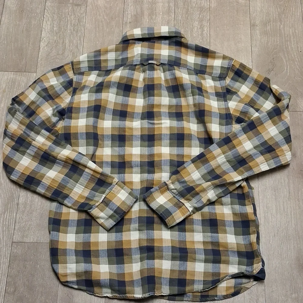 Mens The North Face Plaid Button Down Long Sleeve Shirt‎